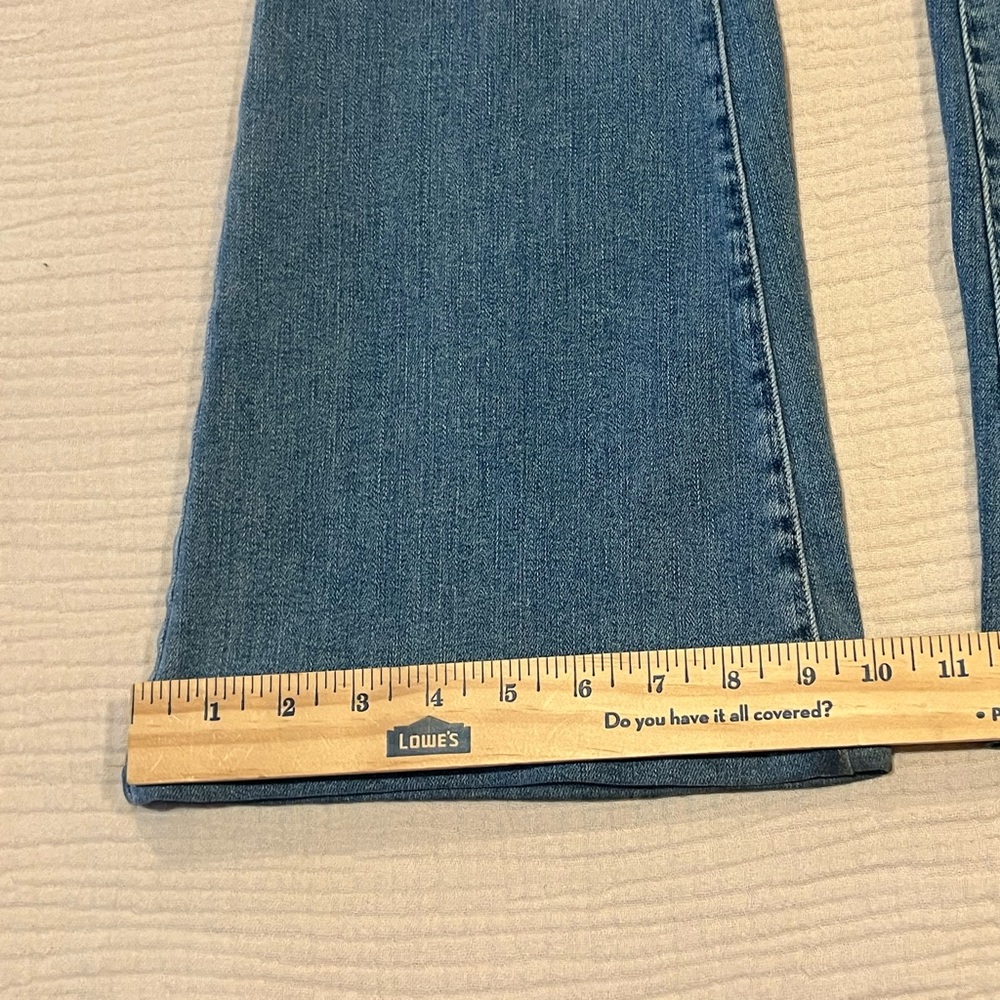 Free People We The Free Sunburst Blue Jayde Ultra High Rise Flare Leg Jeans 29 - Picture 12 of 16